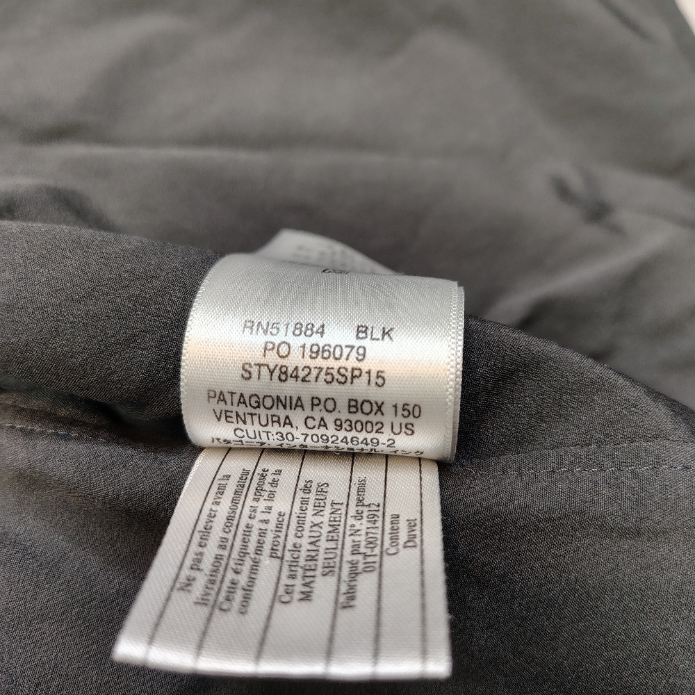 Patagonia Nano Air Vest Womens Size XL Black Full Zip Thermal Layer 84275 - Picture 14 of 15